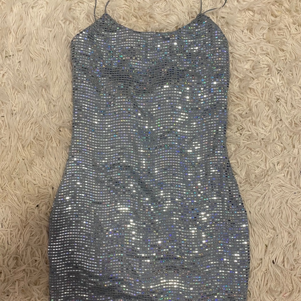 Blue Sparkly Dress
